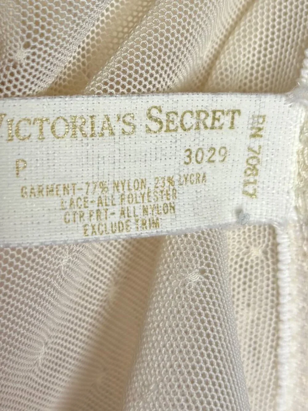 Vintage Victoria's Secret Lace Sheer White Teddy Bodysuit Thong Lingerie S/P - Picture 2 of 9